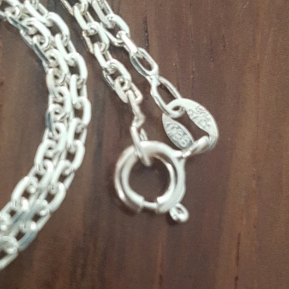 New Sterling Silver Cable Chain - Picture 2 of 2